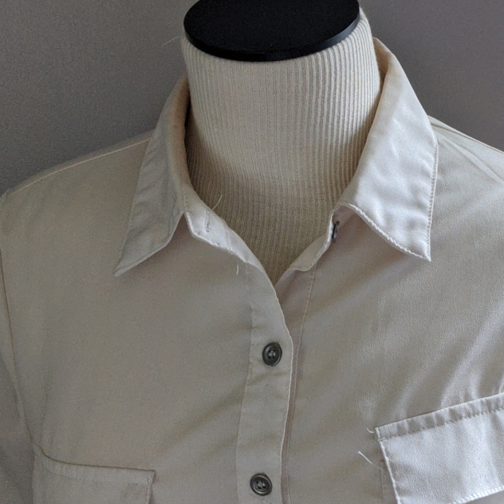 Cream button down - Picture 2 of 6